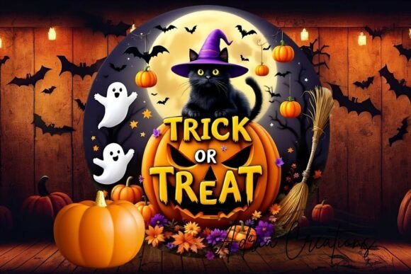 3D Halloween Trick or Treat Cat Design: Elevating Your Seasonal Crafts