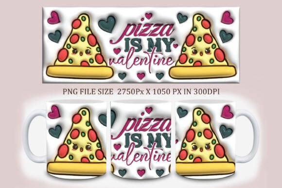 3D Pizza is My Valentine Mug Design: A Practical Guide for Custom Creators