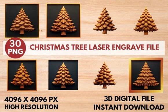 Christmas Tree Laser Engrave File 2