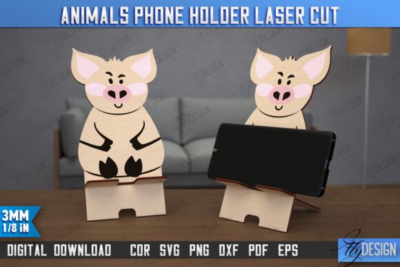 Crafting 3D Animal Phone Holders