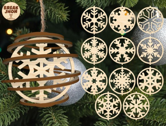Elevate Your Holiday Crafting with 3D Snowflake Ornament SVG Designs