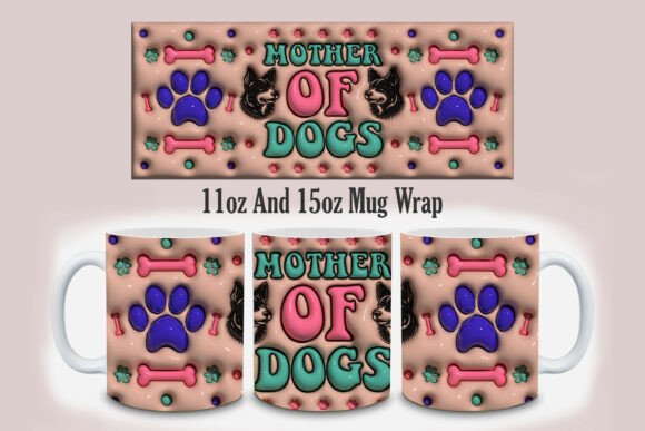 Evaluating the 3D Inflated Mother of Dog Mug Design for Print-on-Demand