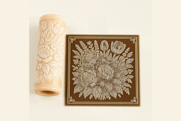 Flower Bouquet Texture Roller STL Guide