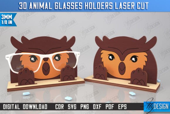 Functional Aesthetics: Evaluating the 3D Glasses Holder Laser Cut Owl Design
