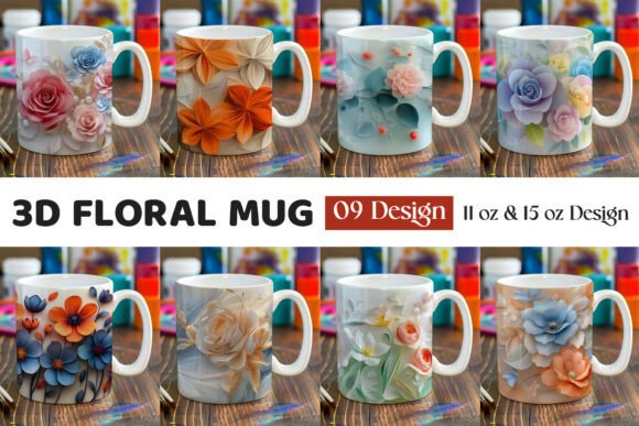 Mastering 3D Floral Mug Wrap Sublimation for Professional Results