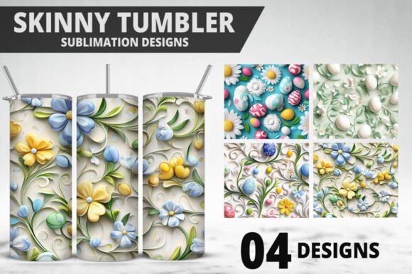Mastering the 3D Easter Flower Tumbler Wrap PNG Design for Professional Sublimation Results