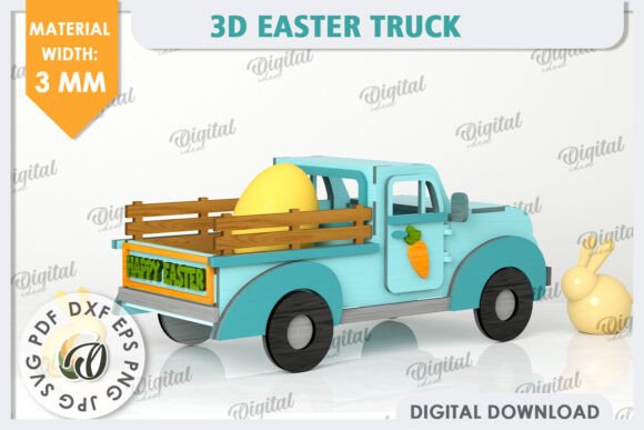 Mastering the 3D Easter Truck Laser Cut: A Comprehensive Guide to Digital Crafting