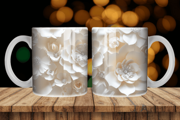 Mastering the 3D White Flowers Mug Skinny Tumbler Design for Professional Results