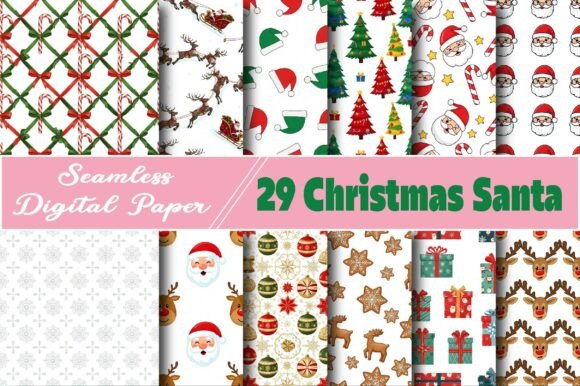 Practical Applications of Christmas Santa Digital Paper for Creators