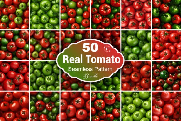 Tomato Seamless Pattern: 3D Designs for Creatives
