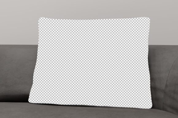 Transparent Pillow Mockup for Designers