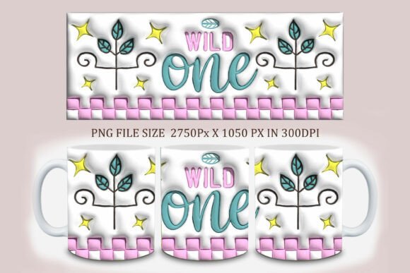 Unleashing Creativity with the 3D Inflated Boho Wild One Mug Design